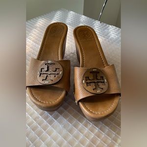 Tory Burch wedge slide sandles
